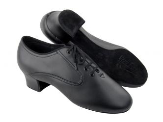 Chaussures de danse hommes cuir noir  